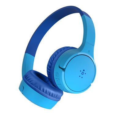 Belkin SoundForm Mini Wireless on-Ear Headphones for Kids - Blue